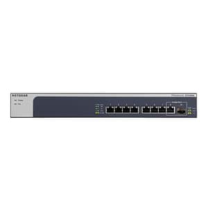 Netgear xs508m-100eus switch non gestito 7 porte lan rj-45 10/100/1000mbps 1 slot sfp+ colore grigio