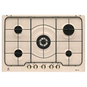 Electrolux rgg7253oon softline piano cottura a gas 5 zone 75 cm valvole di sicurezza sabbia