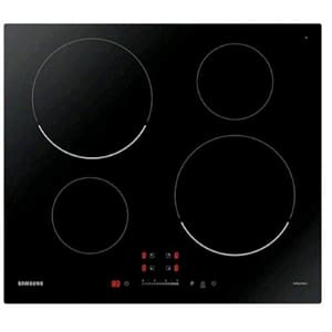 Samsung nz64t3707ak piano cottura a induzione 4 zone piano in vetro nero