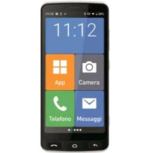 Saiet sts550 smart senior dual sim 5.5 quad core 16gb ram 1gb 4g lte 3 tasi sos icone grandi custodia protettiva + proteggi schermo black