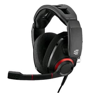 Sennheiser epos gsp 500 cuffia gaming con microfono jack 3.5 mm colore nero rosso