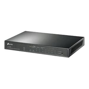 Tp-link switch 10 porte gestito l2 8 x 10/100/1000 (poe+) + 1 x 10/100/1000 + 1 x combo gigabit sfp/rj-45 poe+ (123 w)
