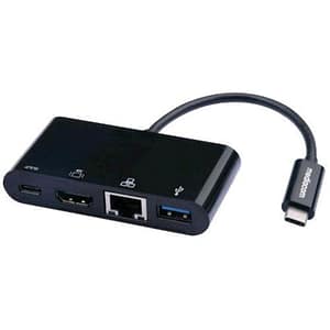 Mediacom hub type c hdmi-usb-a-rj45-