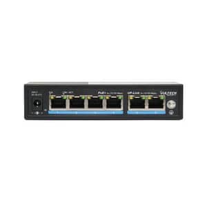 Vultech vs-poe2042fe-60w switch non gestito 6 porte 4 porte fast ethernet 10/100 poe 60 w + 2 x uplink 10/100m desktop