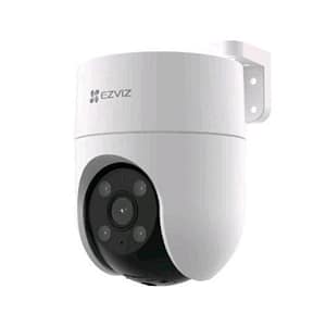 Ezviz h8c telecamera di sicurezza ip a torretta wi-fi esterno/intermo motorizzata auto tracking e difesa attiva 3mp lan bianco