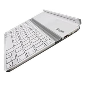 Logitech ultrathin keyboard cover per ipad 2/3/4 con tastiera bluetooth colore bianco