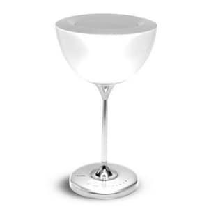 Nodis nt-tower lampada led con diffusore bluetooth regolazione luminosita` batteria ricaricabile colore bianco