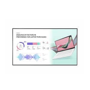 Lg 86uh5j-h visualizzatore di messaggi pannello piatto per segnaletica digitale 86“ ips wi-fi 500 cd-m² 4k ultra hd nero web os 24-7