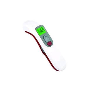Gi.ma termometro digitale frontale a infrarossi bianco/rosso
