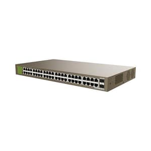 Tenda teg1050f switch non gestito 48 porte gigabit ethernet (10/100/1000) + 2 porte 1000m sfp montabile su rack