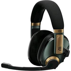 Epos sennheiser h3pro hybrid cuffie gaming con microfono cancellazione del rumore regolabile mixaggio audio con pulsante intelligente bluetooth suite di gioco audio surround green
