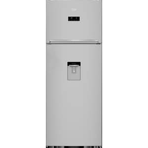 Beko rdne455e30dsn frigorifero doppia porta capacita` 402 litri classe energetica f total no frost 185 cm silver