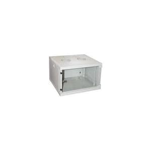 Link lk1906uph armadio rack 19 6 unita da muro per reti 380×600 x450mm colore grigio porta vetro