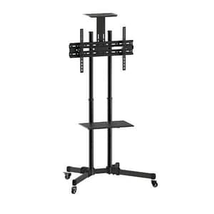 Equip base da pavimento per tv a schermo piatto 70“ nero