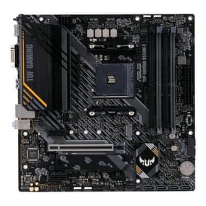 Asus tuf gaming b550m-e, scheda madre gaming micro atx, amd b550 (am4), pcie 4.0, 2x m.2, dp, hdmi, d-sub, usb 3.2 gen 1 type-c, usb 3.2 gen 2, bios flashback, aura sync rgb, nero