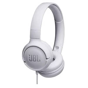 Jbl tune 500 cuffia a padiglione stereofonico con microfono bianco