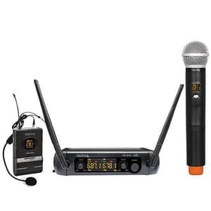 Karma set 8202pl kit microfoni nero