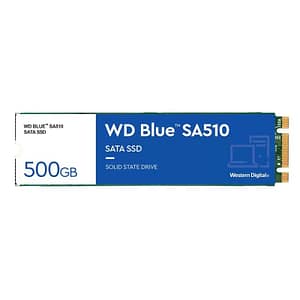 Western digital ssd m.2 500gb 2280 sata3 blue wd r/w 560/530 mb/s