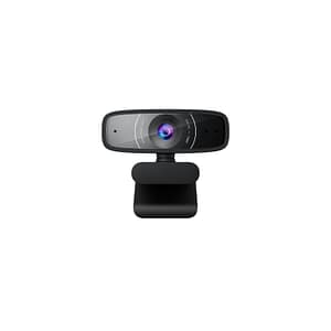 Asus c3 webcam 1920 x 1080 video 30 fps microfono beamforming per una migliore qualita` audio e video in streaming in diretta e clip regolabile che si adatta a vari dispositivi