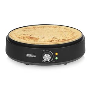 Princess 492235 crepe maker deluxe piastra per crepe 1.200 w superficie di cottura diametro 30cm rivestimento antiaderente termostato regolabile