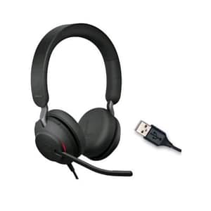 Jabra evolve2 40 se auricolare cablato a padiglione musica e chiamate usb tipo a nero
