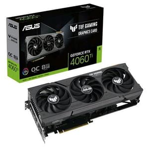 Asus tuf gaming tuf-rtx4060ti-o8g-gaming scheda grafica nvidia geforce rtx 4060 ti 8 gb gddr6 triple fan pci express 4.0 hdmi 3xdisplayport