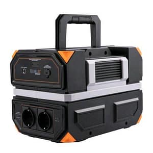 Technaxx tx-202 power station 600w 2 prese da 230v 2xusb a 2xusb-a qc 3.0 1xusb-c 60w black