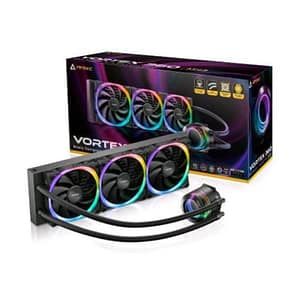 Antec vortex 360 all-in-one argb dissipatore a liquido per cpu intel e amd socket 3xventole 120mm black