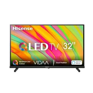 Hisense 32a59kq 32 qled full hd 16:9 contraso 3.000:1 smart tv vidaa + alexa dvb-t2 dvb-s2 dvb-c hdmi usb ci+ nero