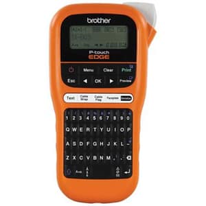 Brother pt-e110 etichettatore palmare portatile con valigetta batterie/alimentazione