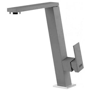 Elleci mgkbla48 blade miscelatore monocomando con canna girevole inclinata grigio cemento 48