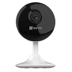 Ezviz c1c-b telecamera smart home di sicureza ip wi-fi per interno full hd visione notturna rilevamento del movimento slot per micro sd white