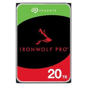 Seagate ironwolf pro hdd interno per nas 20.000gb interfaccia sata formato 3.5 7.200 rpm