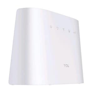 Tcl hh63vm home station modem router hub 4g lte cat 6 (300/50mbps) nano sim wi-fi dual band 2.4/5ghz mimo max 32 utenti bianco