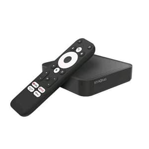 Strong leap-s3 google tv andorid box hdmi 4k uhd 16gb wifi +telecomando netflix youtube disney+ prime video black