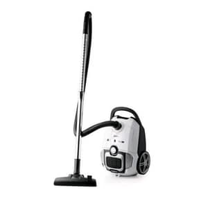 Midea mbc1780 aspirapolvere a sacchetto 800 w filtro hepa12 3l con accessori bianco nero