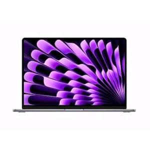 Apple macbook air 15.3 liquid retina chip m2 8-core gpu 10-core ram 8gb-ssd 256gb-macos ventura space gray (mqkp3t/a)