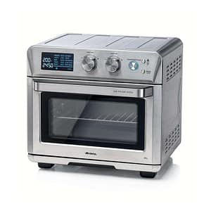 Ariete airy fryer oven friggitrice ad aria + forno elettrico 25 lt 1700 w display temepratura max 230 gradi acciaio