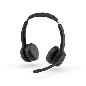 Cisco headset 722 dual on-ear cuffie con microfono over ear bluetooth senza fili cisco webex certified nero carbonio