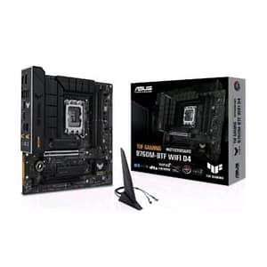 Asus tuf gaming b760m-btf wifi d4 scheda madre matx lga1700 wi-fi 6 dual pc4-42666u/ddr4-5333 1xdisplayport 1xhdmi 1xpcie 5.0×16 1xpcie4.0x16