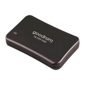 Goodram hl200 ssd 256gb usb-c 3.2 esterno portatile velocita di lettura 520 mb/s velocita di scrittura 500 mb/s grigio