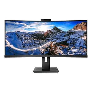 Philips monitor 34“ led va curvo p line 346p1crh – 00 3440×1440 ultrawide quad hd tempo di risposta 4 ms nero