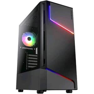 Cougar mx360 rgb midi tower gaming atx, micro atx, mini-atx, multi ventole nero
