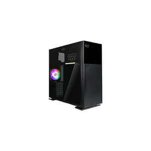Inwin 515 case midi tower 4 ventole installate 120mm pannello in vetro temperato black