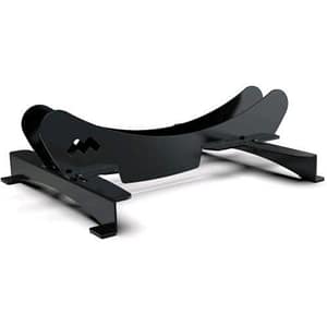 Meliconi mybike supporto universale per bicicletta da terra supporto bici da terra per esterno e interno spessore gomma regolabile 4 gommini stabilizzanti nero