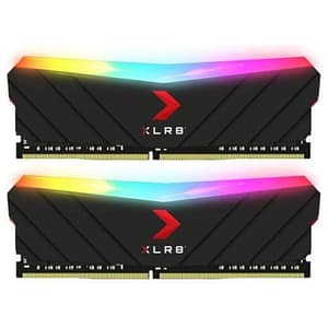 Pny kit di memorie ram dimm xlr8 gaming epic-x rgb ddr4 3600mhz 16gb (2x8gb)
