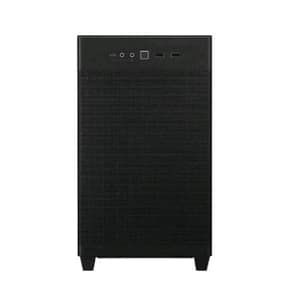 Asus prime ap201, case microatx, 33 litri, pannelli laterali tool-free e una mesh quasi filtrante, supporto per dissipatori da 360mm, schede grafiche lunghe fino a 338 mm e psu atx standard. nero
