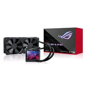 Asus rog ryujin 240 ii dissipatore a liquido per cpu display lcd a colori da 3.5 lga 1150-1200 am4 tr4 black