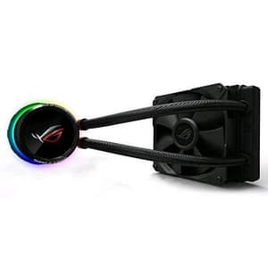 Asus rog ryuo 120 sistema di raffreddamento per cpu all-in-one liquid display oled aura sync rgb 1 ventola di raffreddamento da 120 mm nero