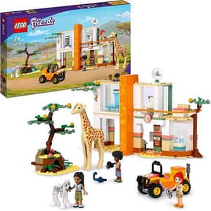 Lego friends il soccorso degli animali di mia con jeep 3 figure di animali e 3 mini bamboline